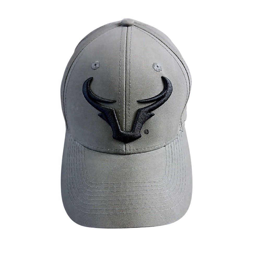 Jack Links TrueTimber Gray Baseball Cap Hat Feed Your Wild Side Bull Logo NWT